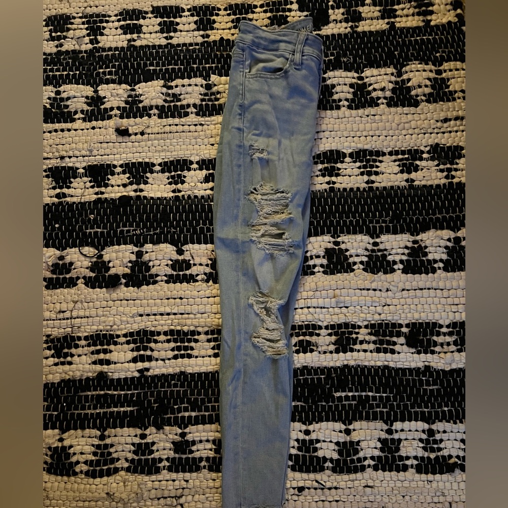 Ripped American eagle jeans